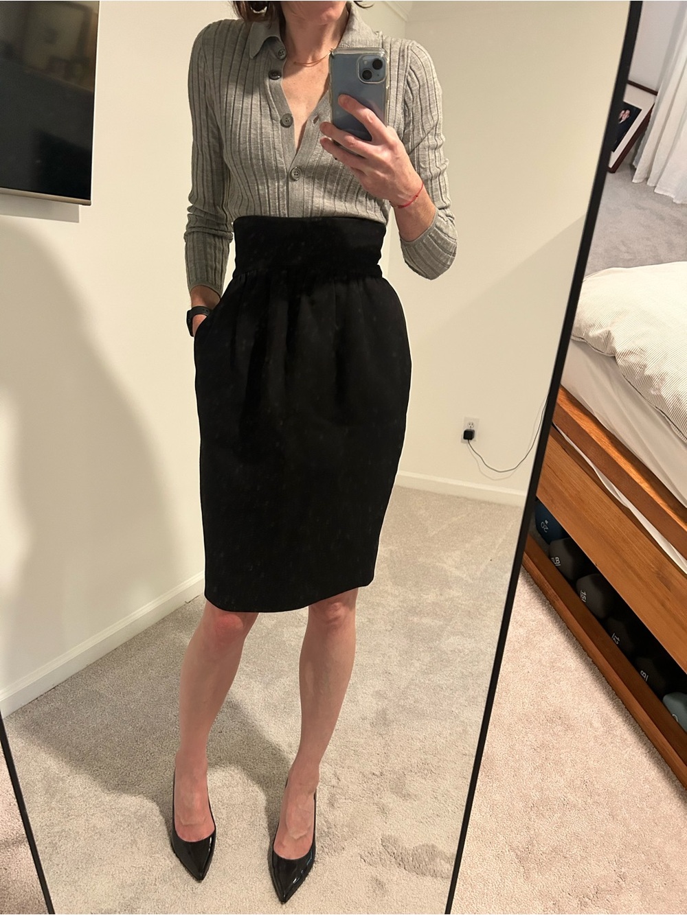 Fendi high hourglass skirt